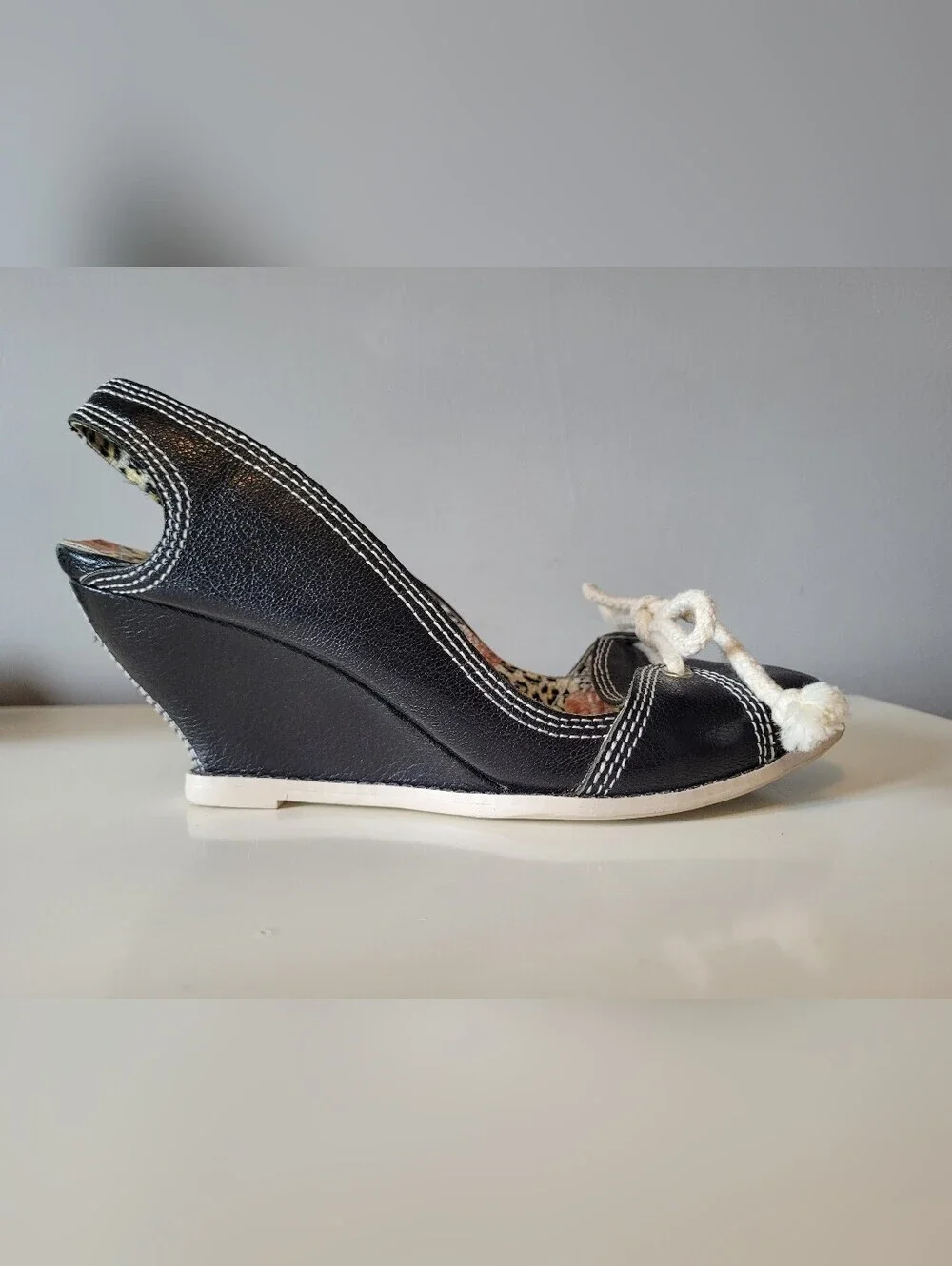 Vintage Irregular Choice Picnic Sneaker Wedges, VGUC, Size 6